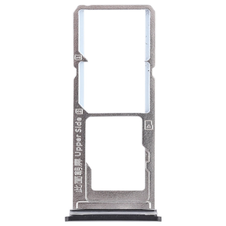 For Vivo Y85 / Z1 / Z1i / V9 Youth / V9 2 x SIM Card Tray + Micro SD Card Tray (Black) - Card Tray by buy2fix | Online Shopping UK | buy2fix