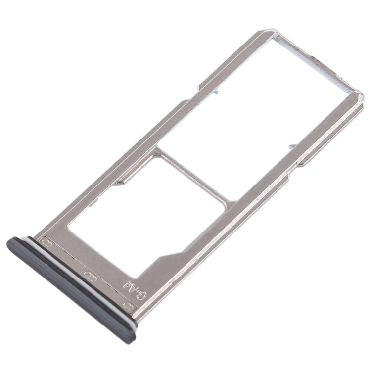 For Vivo Y85 / Z1 / Z1i / V9 Youth / V9 2 x SIM Card Tray + Micro SD Card Tray (Black) - Card Tray by buy2fix | Online Shopping UK | buy2fix
