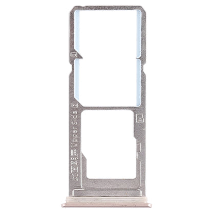 For Vivo Y85 / Z1 / Z1i / V9 Youth / V9 2 x SIM Card Tray + Micro SD Card Tray (Gold) - Card Tray by buy2fix | Online Shopping UK | buy2fix