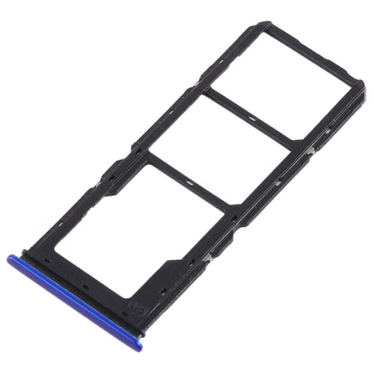 For Vivo Y93 2 x SIM Card Tray + Micro SD Card Tray (Blue) - Card Tray by buy2fix | Online Shopping UK | buy2fix