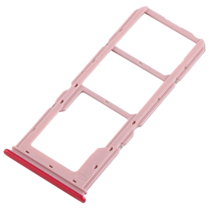 For Vivo Y93 2 x SIM Card Tray + Micro SD Card Tray (Red) - Card Tray by buy2fix | Online Shopping UK | buy2fix