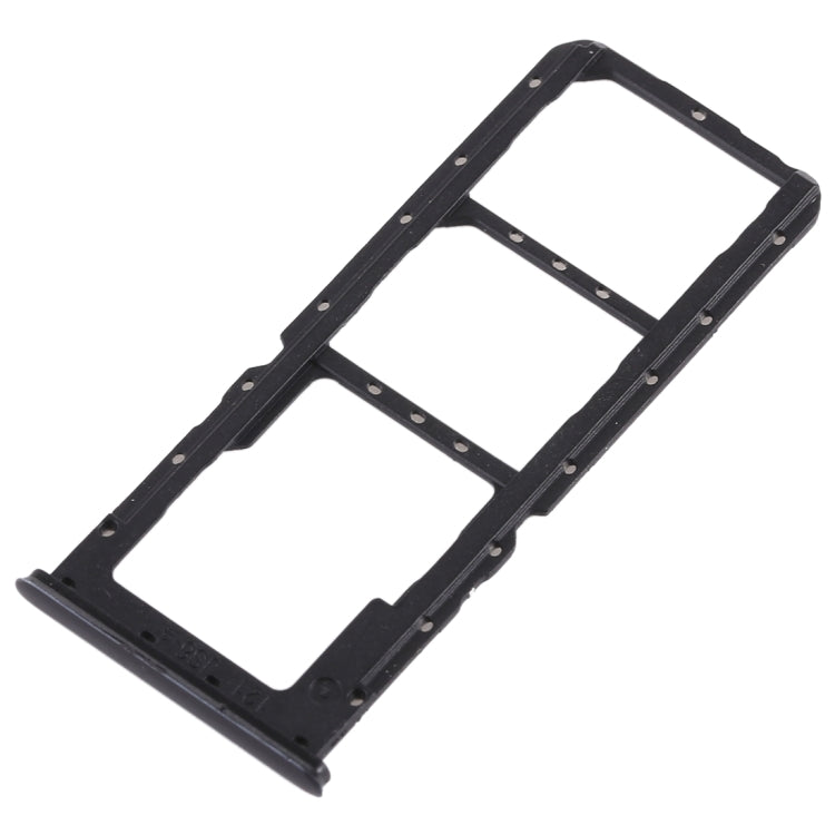 For OPPO A7x / F9 / F9 Pro / Realme 2 Pro 2 x SIM Card Tray + Micro SD Card Tray (Black) - Card Tray by buy2fix | Online Shopping UK | buy2fix