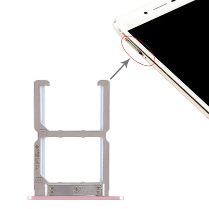 For Vivo X6S 2 x SIM Card Tray (Rose Gold) - Card Tray by buy2fix | Online Shopping UK | buy2fix