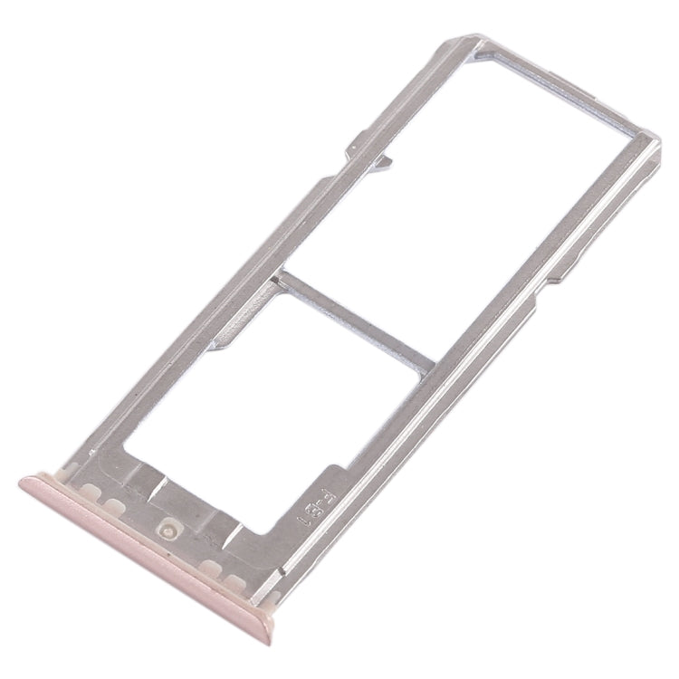 For OPPO A79 2 x SIM Card Tray + Micro SD Card Tray (Gold) - Card Tray by buy2fix | Online Shopping UK | buy2fix