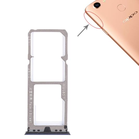 For OPPO A79 2 x SIM Card Tray + Micro SD Card Tray (Blue) - Card Tray by buy2fix | Online Shopping UK | buy2fix