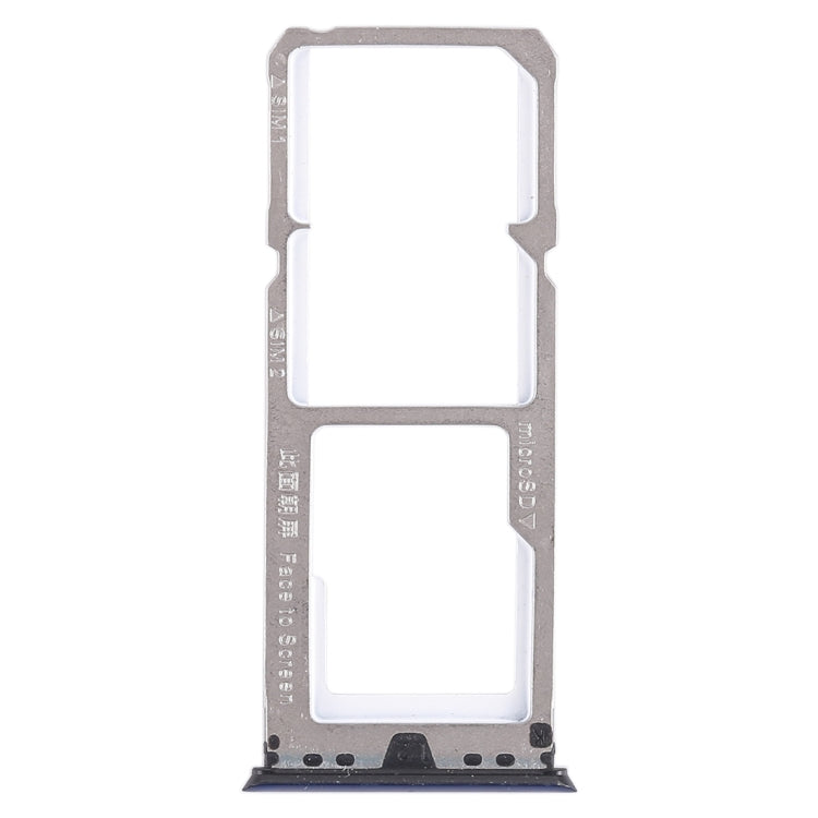 For OPPO A79 2 x SIM Card Tray + Micro SD Card Tray (Blue) - Card Tray by buy2fix | Online Shopping UK | buy2fix