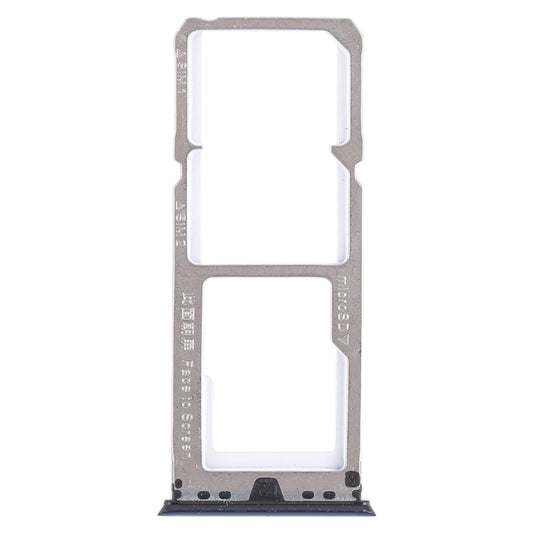 For OPPO A79 2 x SIM Card Tray + Micro SD Card Tray (Blue) - Card Tray by buy2fix | Online Shopping UK | buy2fix