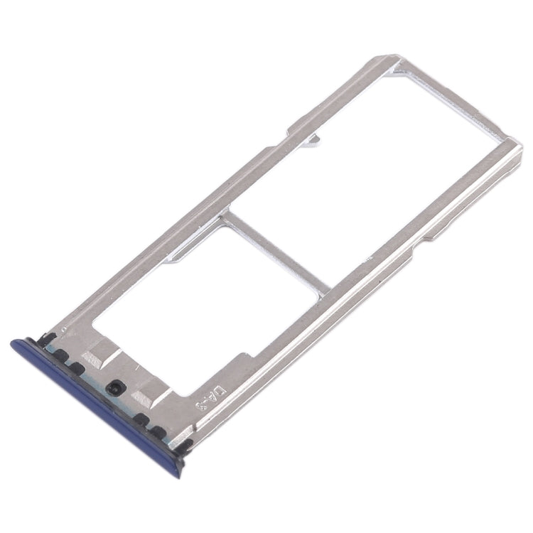 For OPPO A79 2 x SIM Card Tray + Micro SD Card Tray (Blue) - Card Tray by buy2fix | Online Shopping UK | buy2fix