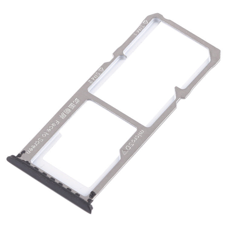 For OPPO A83 2 x SIM Card Tray + Micro SD Card Tray (Black) - Card Tray by buy2fix | Online Shopping UK | buy2fix