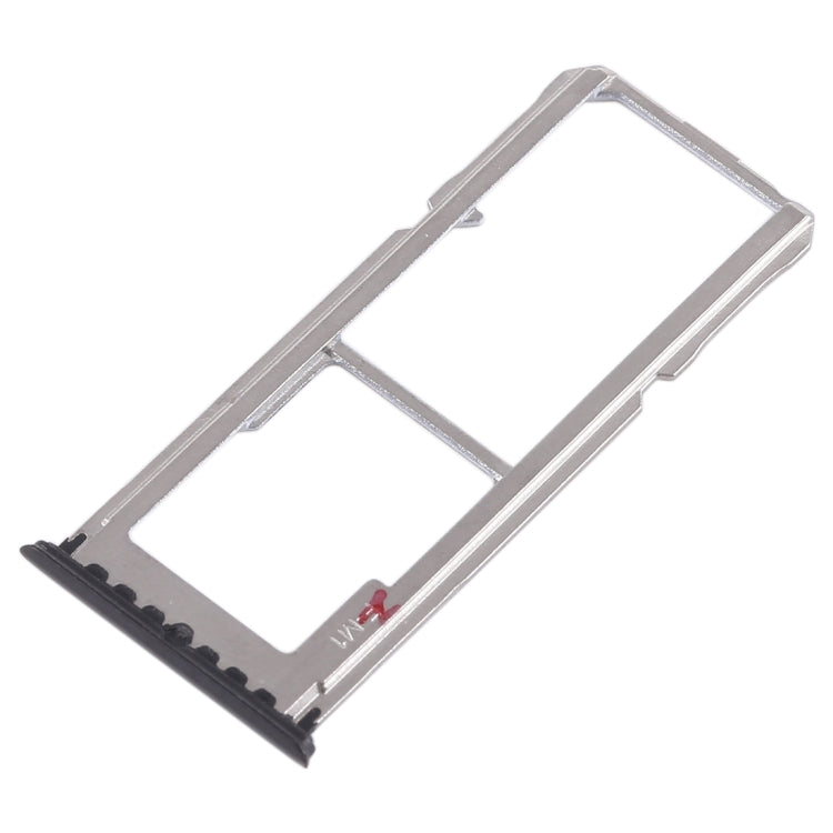 For OPPO A83 2 x SIM Card Tray + Micro SD Card Tray (Black) - Card Tray by buy2fix | Online Shopping UK | buy2fix