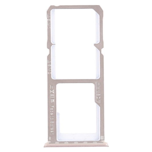For OPPO A83 2 x SIM Card Tray + Micro SD Card Tray (Rose Gold) - Card Tray by buy2fix | Online Shopping UK | buy2fix