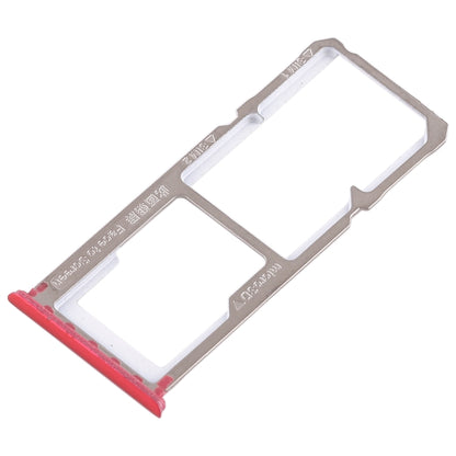 For OPPO A83 2 x SIM Card Tray + Micro SD Card Tray (Red) - Card Tray by buy2fix | Online Shopping UK | buy2fix