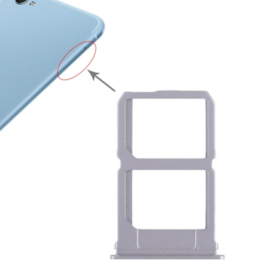 2 x plateau de carte SIM pour Vivo X9i (gris)