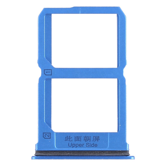 For Vivo X9i 2 x SIM Card Tray (Blue) - Card Tray by buy2fix | Online Shopping UK | buy2fix