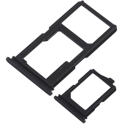 For Vivo Y66 2 x SIM Card Tray + Micro SD Card Tray (Black) - Card Tray by buy2fix | Online Shopping UK | buy2fix