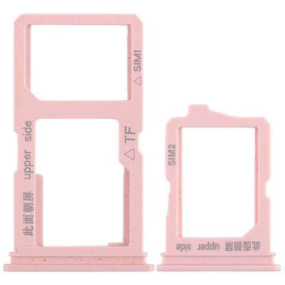 For Vivo Y66 2 x SIM Card Tray + Micro SD Card Tray (Rose Gold) - Card Tray by buy2fix | Online Shopping UK | buy2fix