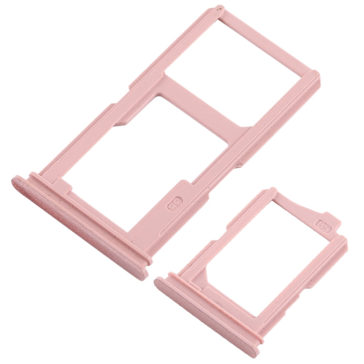 For Vivo Y66 2 x SIM Card Tray + Micro SD Card Tray (Rose Gold) - Card Tray by buy2fix | Online Shopping UK | buy2fix