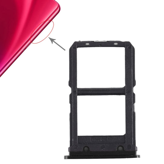 2 x plateau de carte SIM pour Vivo X23 (noir)
