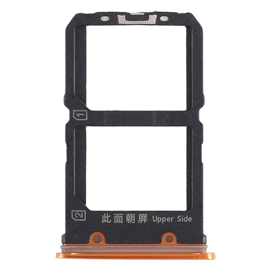For Vivo X23 2 x SIM Card Tray (Orange) - Card Tray by buy2fix | Online Shopping UK | buy2fix