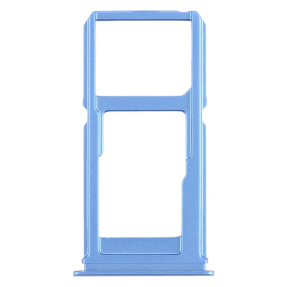 For Vivo X20 SIM Card Tray + SIM Card Tray / Micro SD Card Tray (Blue) - Card Tray by buy2fix | Online Shopping UK | buy2fix