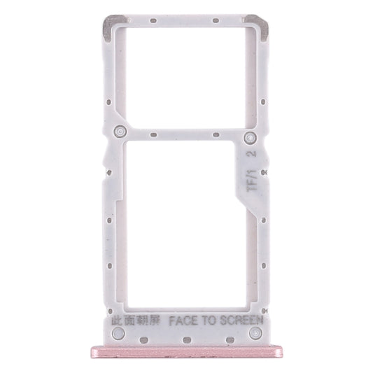 SIM Card Tray + SIM Card Tray / Micro SD Card Tray for Xiaomi Redmi Note 6 Pro (Rose Gold) - Card Tray by buy2fix | Online Shopping UK | buy2fix