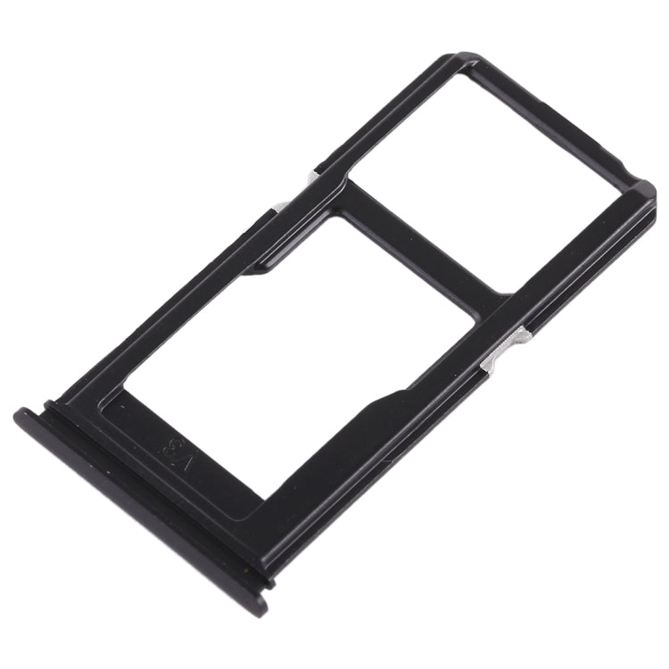 For Vivo X20 Plus SIM Card Tray + SIM Card Tray / Micro SD Card Tray (Black) - Card Tray by buy2fix | Online Shopping UK | buy2fix