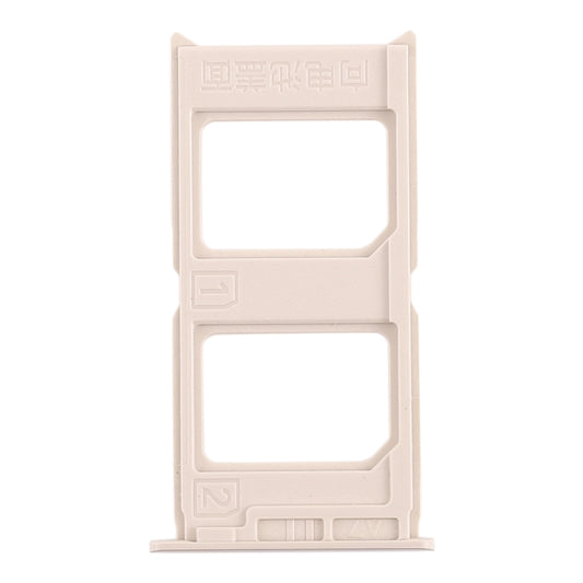 For Vivo V3 2 x SIM Card Tray (Gold) - Card Tray by buy2fix | Online Shopping UK | buy2fix