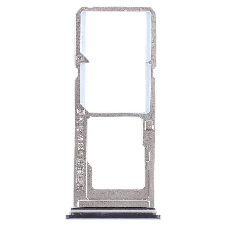 For Vivo Z1 2 x SIM Card Tray + Micro SD Card Tray (Blue) - Card Tray by buy2fix | Online Shopping UK | buy2fix