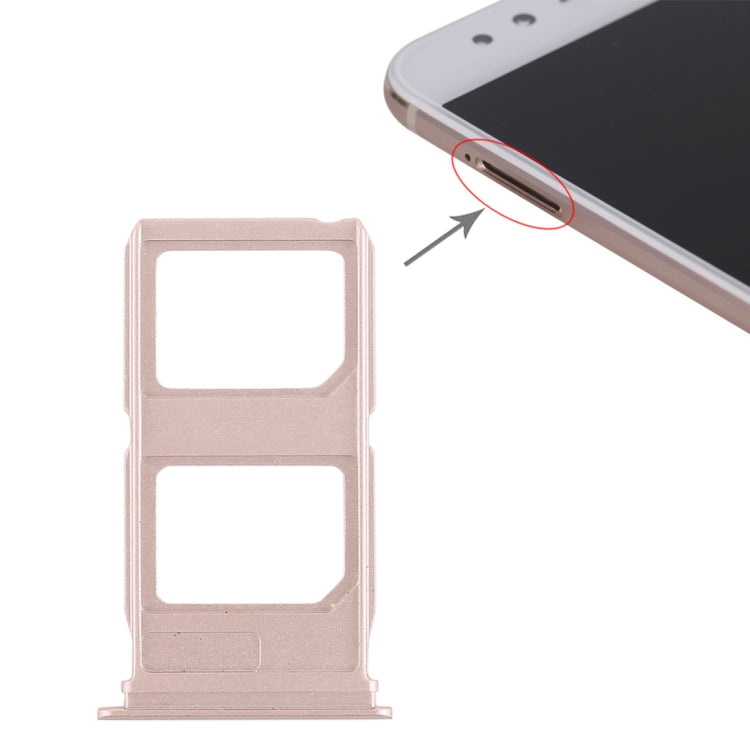 For Vivo X9 Plus 2 x SIM Card Tray (Gold) - Card Tray by buy2fix | Online Shopping UK | buy2fix