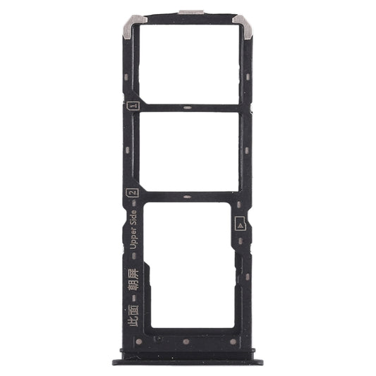 For Vivo Y71 2 x SIM Card Tray + Micro SD Card Tray (Black) - Card Tray by buy2fix | Online Shopping UK | buy2fix