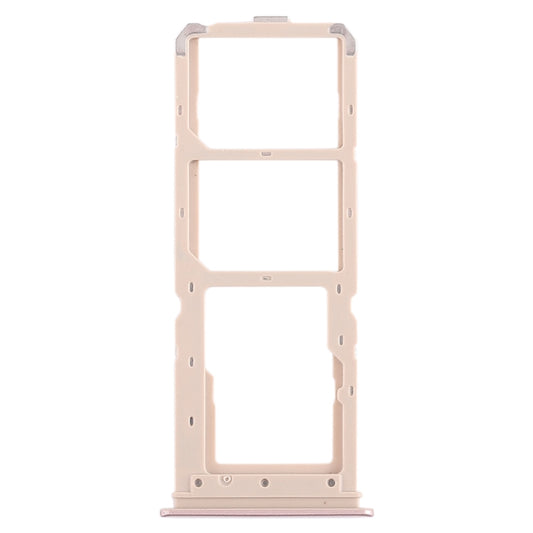 For Vivo Y71 2 x SIM Card Tray + Micro SD Card Tray (Rose Gold) - Card Tray by buy2fix | Online Shopping UK | buy2fix