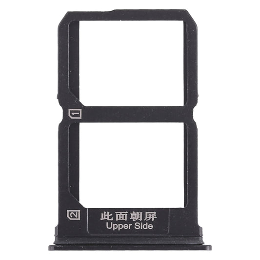 For Vivo X9s 2 x SIM Card Tray (Black) - Card Tray by buy2fix | Online Shopping UK | buy2fix