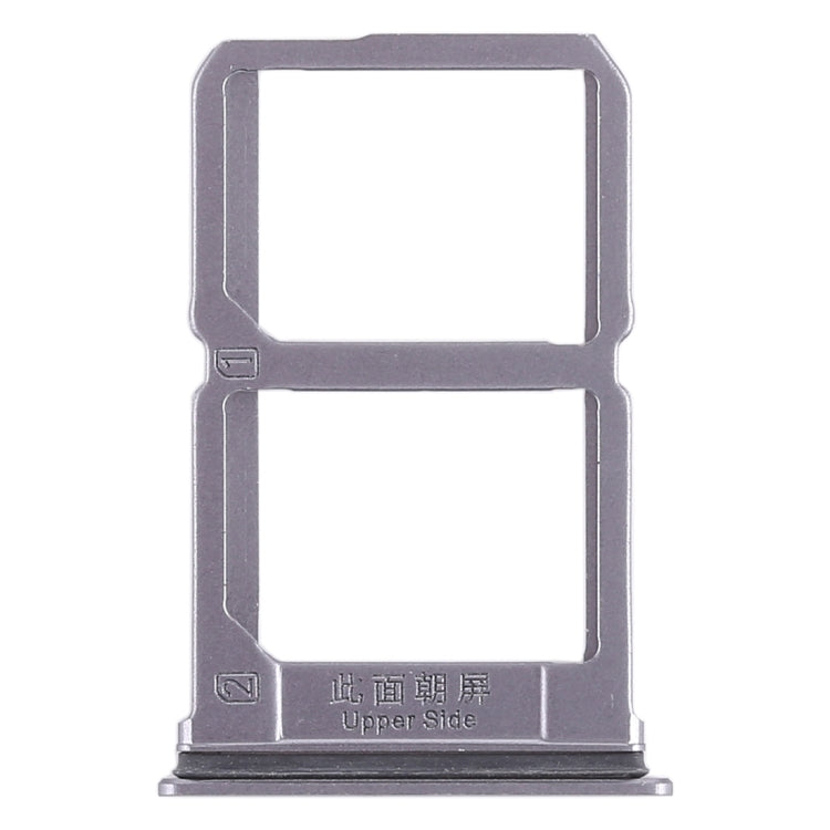 For Vivo X9s 2 x SIM Card Tray (Grey) - Card Tray by buy2fix | Online Shopping UK | buy2fix