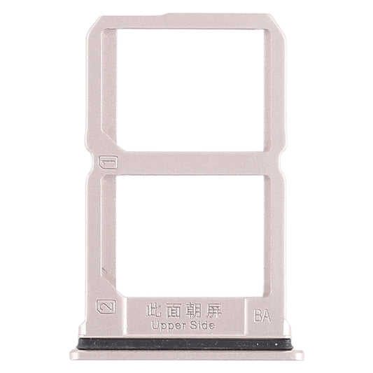 For Vivo X9s 2 x SIM Card Tray (Gold) - Card Tray by buy2fix | Online Shopping UK | buy2fix