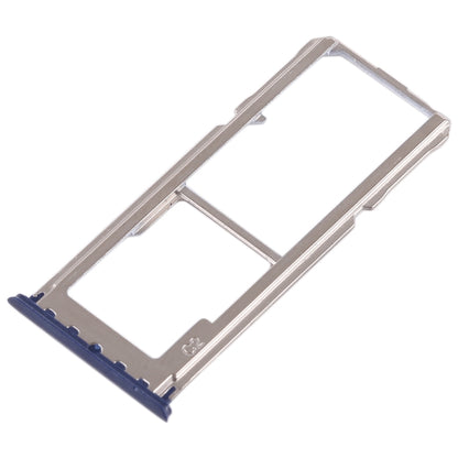 For OPPO A1 2 x SIM Card Tray + Micro SD Card Tray (Blue) - Card Tray by buy2fix | Online Shopping UK | buy2fix