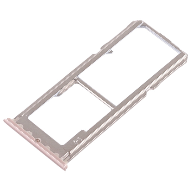 For OPPO A1 2 x SIM Card Tray + Micro SD Card Tray (Rose Gold) - Card Tray by buy2fix | Online Shopping UK | buy2fix