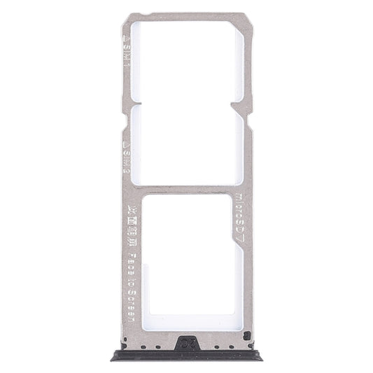 For OPPO A73 / F5 2 x SIM Card Tray + Micro SD Card Tray (Black) - Card Tray by buy2fix | Online Shopping UK | buy2fix