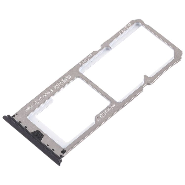 For OPPO A73 / F5 2 x SIM Card Tray + Micro SD Card Tray (Black) - Card Tray by buy2fix | Online Shopping UK | buy2fix