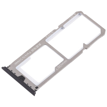 For OPPO A73 / F5 2 x SIM Card Tray + Micro SD Card Tray (Black) - Card Tray by buy2fix | Online Shopping UK | buy2fix
