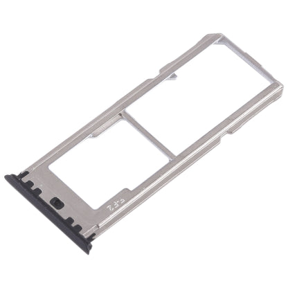 For OPPO A73 / F5 2 x SIM Card Tray + Micro SD Card Tray (Black) - Card Tray by buy2fix | Online Shopping UK | buy2fix