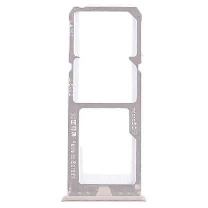 For OPPO A73 / F5 2 x SIM Card Tray + Micro SD Card Tray (Gold) - Card Tray by buy2fix | Online Shopping UK | buy2fix