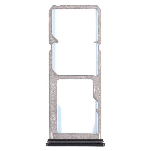 For Vivo Y69 2 x SIM Card Tray + Micro SD Card Tray (Black) - Card Tray by buy2fix | Online Shopping UK | buy2fix
