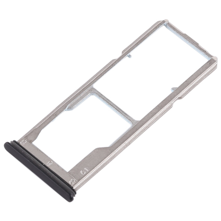 For Vivo Y69 2 x SIM Card Tray + Micro SD Card Tray (Black) - Card Tray by buy2fix | Online Shopping UK | buy2fix