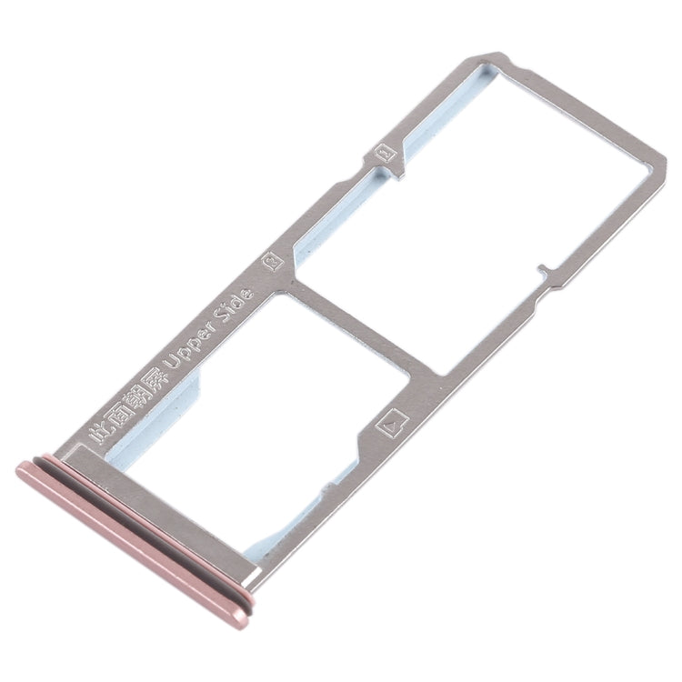 For Vivo Y69 2 x SIM Card Tray + Micro SD Card Tray (Rose Gold) - Card Tray by buy2fix | Online Shopping UK | buy2fix