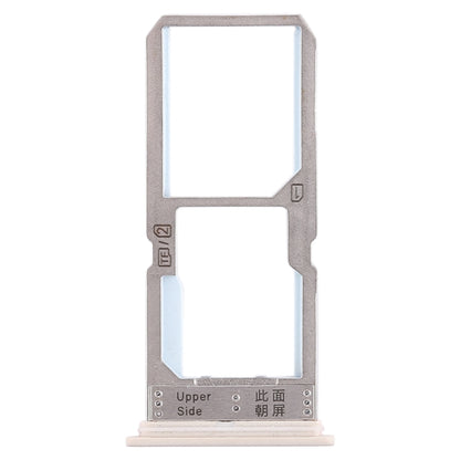 For Vivo Y67 SIM Card Tray + SIM Card Tray / Micro SD Card Tray (Gold) - Card Tray by buy2fix | Online Shopping UK | buy2fix