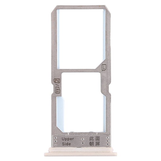 For Vivo Y67 SIM Card Tray + SIM Card Tray / Micro SD Card Tray (Gold) - Card Tray by buy2fix | Online Shopping UK | buy2fix
