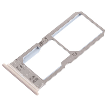 For Vivo Y67 SIM Card Tray + SIM Card Tray / Micro SD Card Tray (Gold) - Card Tray by buy2fix | Online Shopping UK | buy2fix