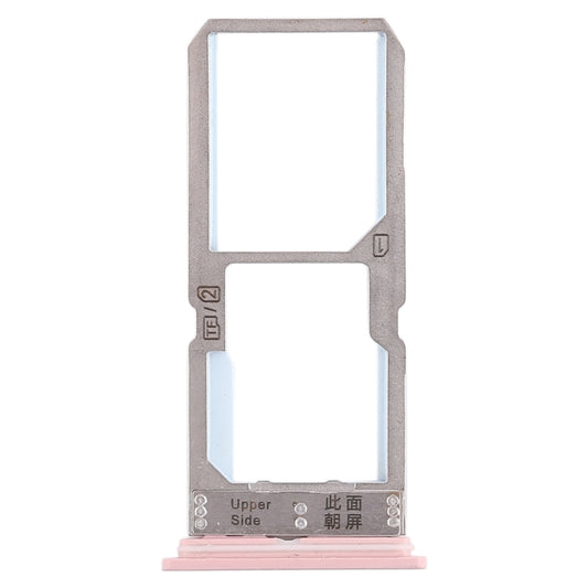 For Vivo Y67 SIM Card Tray + SIM Card Tray / Micro SD Card Tray (Rose Gold) - Card Tray by buy2fix | Online Shopping UK | buy2fix