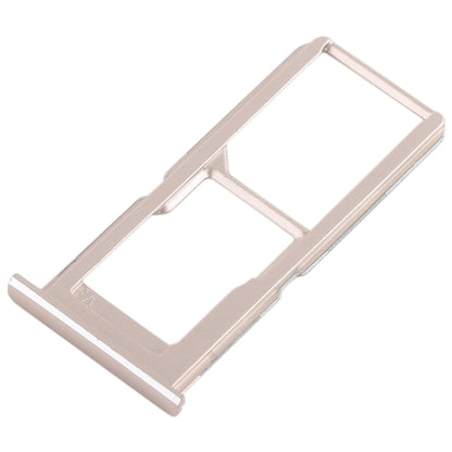 For Vivo V3Max SIM Card Tray + SIM Card Tray / Micro SD Card Tray (Gold) - Card Tray by buy2fix | Online Shopping UK | buy2fix