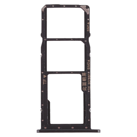 2 x SIM Card Tray / Micro SD Card Tray for Huawei Enjoy 9 (Black) by buy2fix